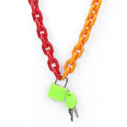 Neon Chain Necklace - Necklace