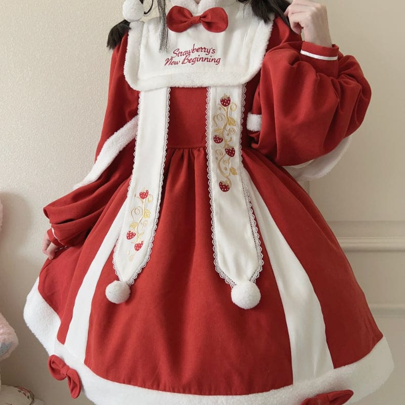 New Year’s Red Lolita Dress