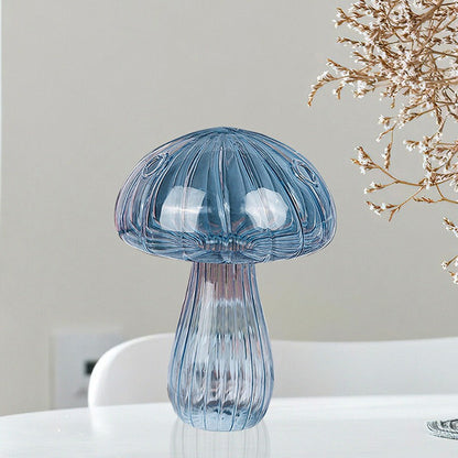 Charming Mushroom Glass Vase SpreePicky