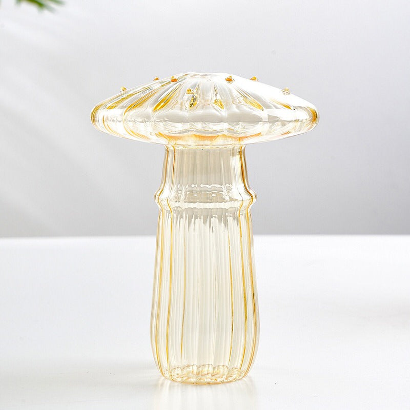 Charming Mushroom Glass Vase SpreePicky