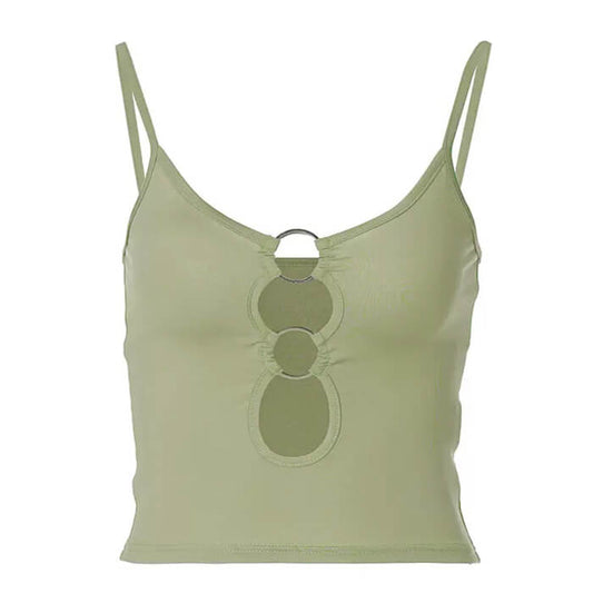 Sexy O-Ring Cutout Top Boogzel Clothing