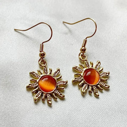 Golden Sun Earrings SpreePicky