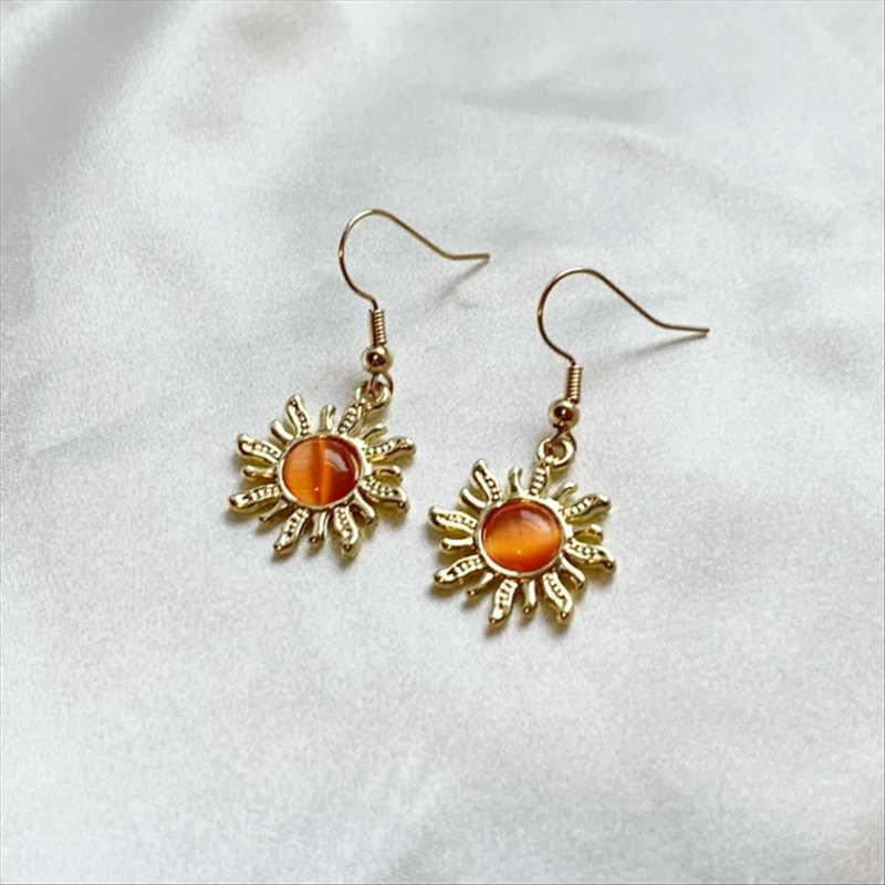 Golden Sun Earrings SpreePicky