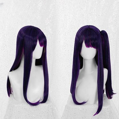 Oshi No Ko Ai Hoshino Mix Purple Pink Side Ponytail Cosplay