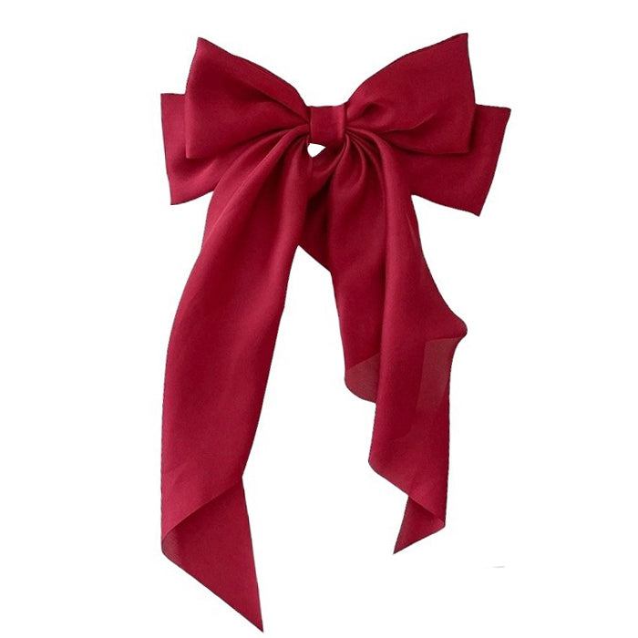 Chic Satin Hair Bow SpreePicky