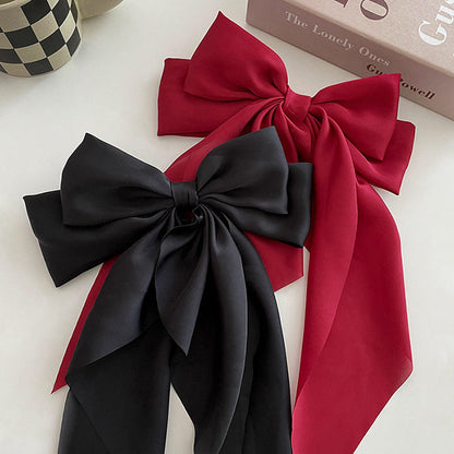 Chic Satin Hair Bow SpreePicky