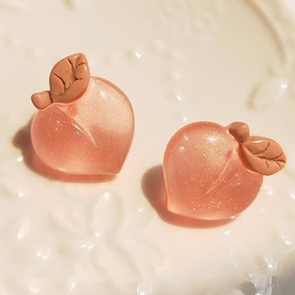 Peach Earrings - earrings