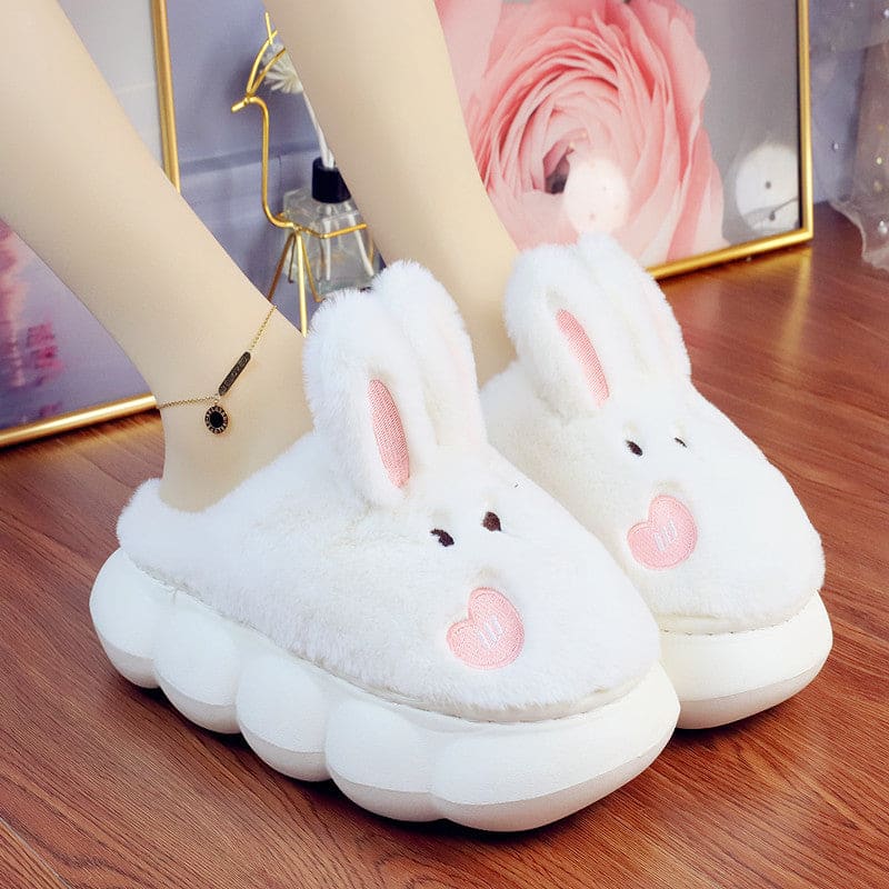 Perfect Cute Bunny Slippers ON893 - White / 36/37 - slippers