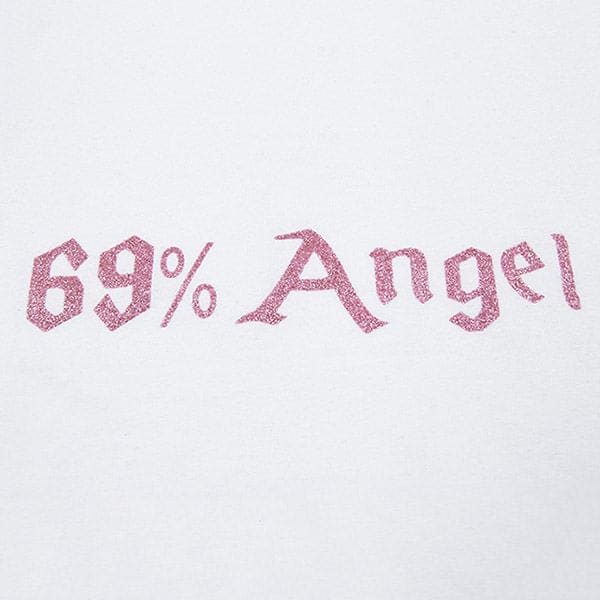 Pink Angel Crop Tee - Tops