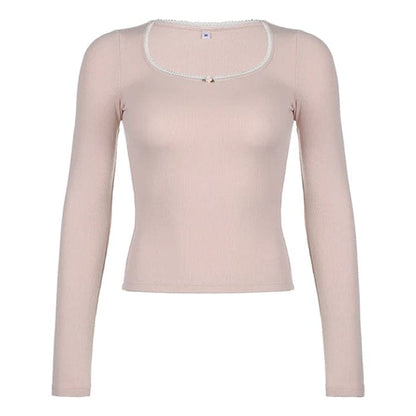 Pink Fit Long Sleeves Top - S / Pink - Tops