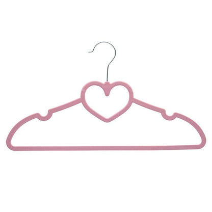 Pink Heart Clothes Hanger - Standart / 10pcs / Pink