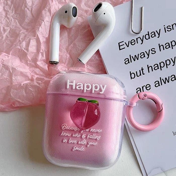 Pink Peachy Airpods Case - AirPods Case