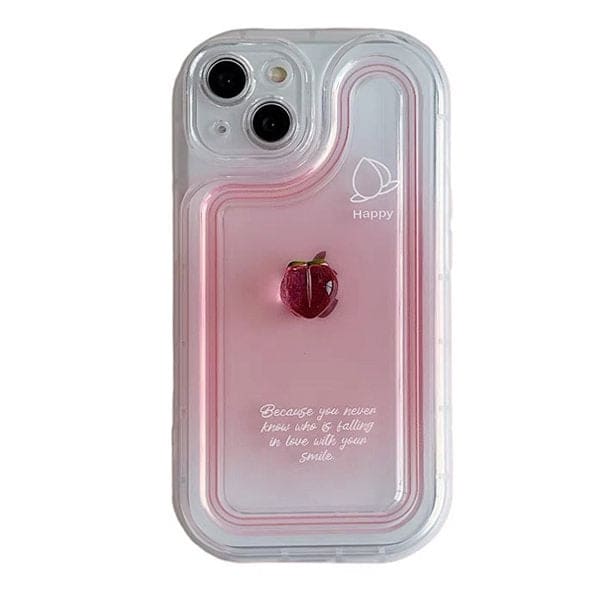 Pink Peachy Phone Case - iPhone 11 / Pink - IPhone Case
