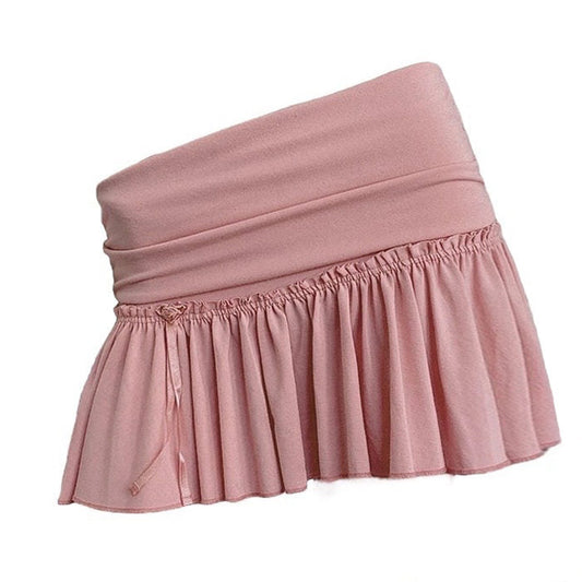 Pure Pink Mini Skirt SpreePicky