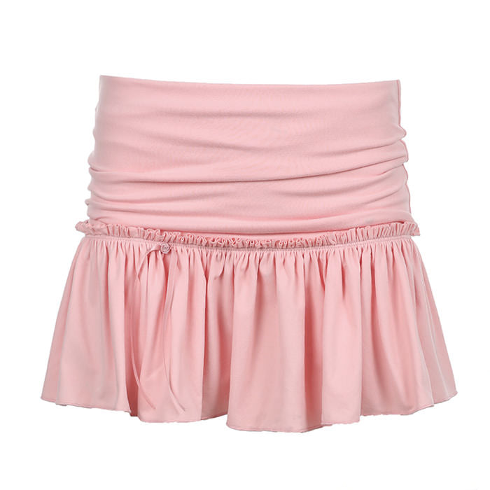 Pure Pink Mini Skirt SpreePicky