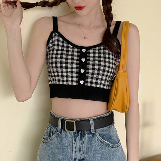 Sweet Summer Plaid Top Boogzel Clothing