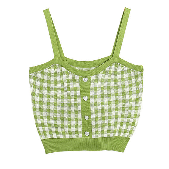 Sweet Summer Plaid Top Boogzel Clothing