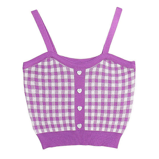 Sweet Summer Plaid Top Boogzel Clothing