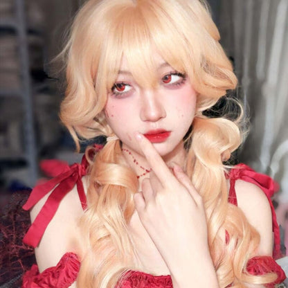 Princess Ame Blonde Curly Wig ON1512 spreepickyshop