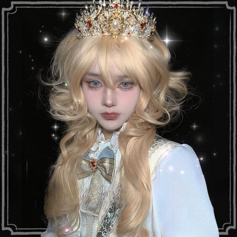 Princess Ame Blonde Curly Wig ON1512 spreepickyshop