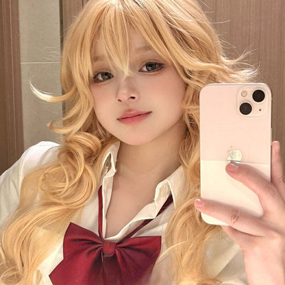 Princess Ame Blonde Curly Wig ON1512 spreepickyshop