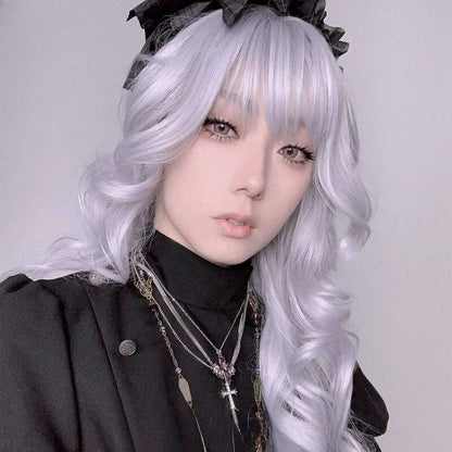 Princess Amu Silver Curly Wig ON1513 spreepickyshop