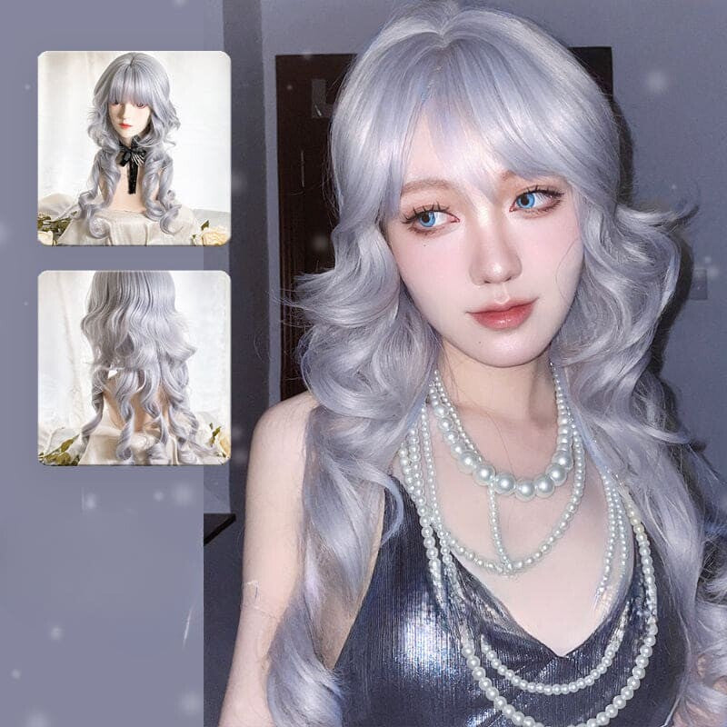 Princess Amu Silver Curly Wig ON1513 spreepickyshop