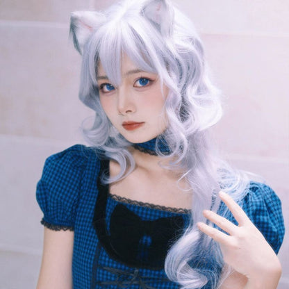 Princess Amu Silver Curly Wig ON1513 spreepickyshop