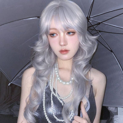 Princess Amu Silver Curly Wig ON1513 spreepickyshop