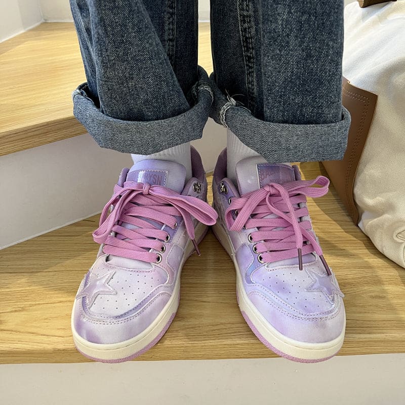 Purple Star Casual Sneakers