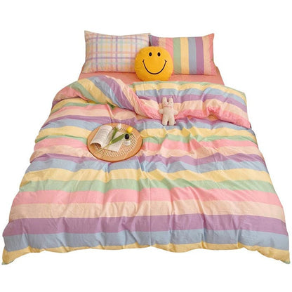 Rainbow Color Bedding Set