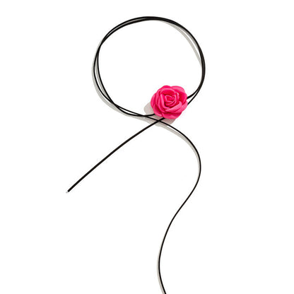 Classy Rose Choker Necklace SpreePicky