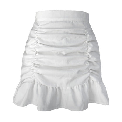 Soft Ruffle Mini Skirt SpreePicky