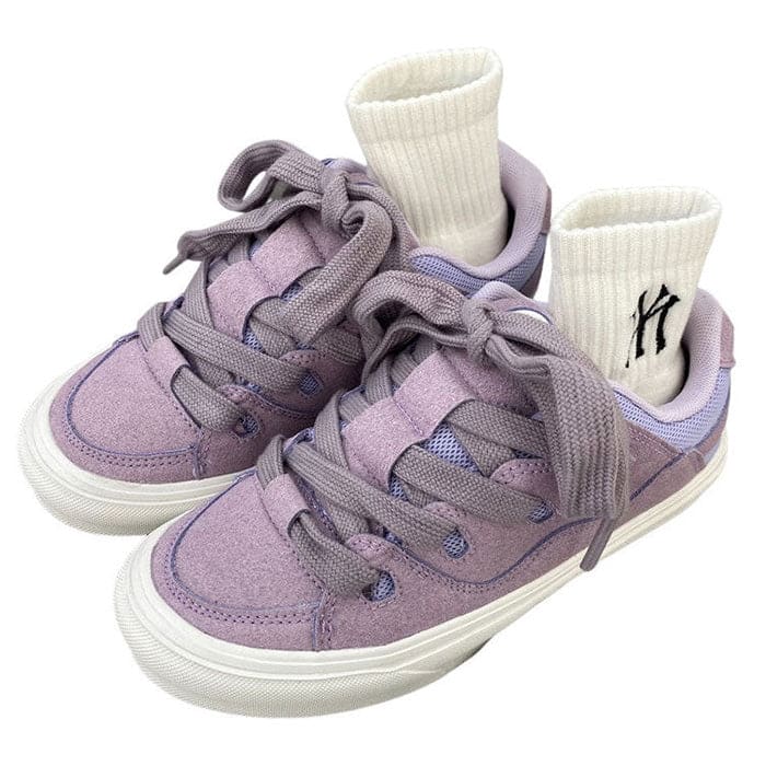 Skater Purple Sneakers - Sneakers