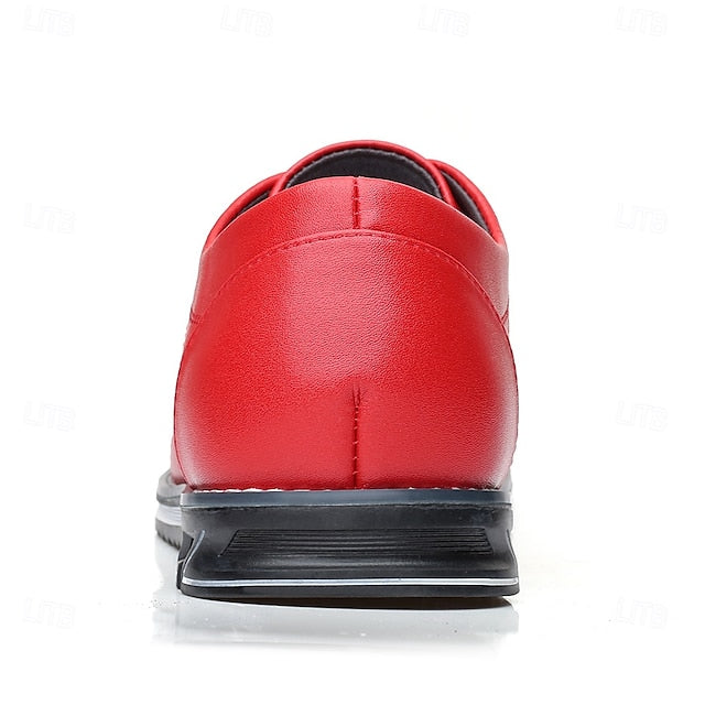 - Faux Sneakers Quilted Men's Stylish Blue Leather Lace-Up FashionChic