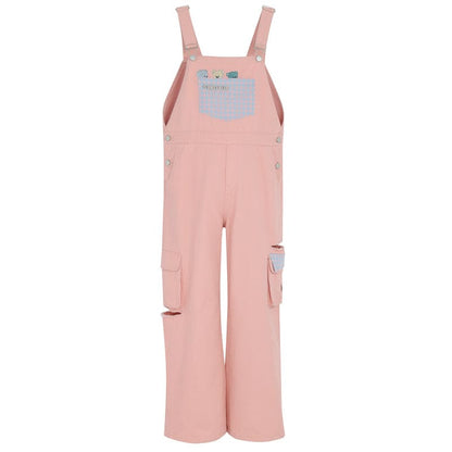 Soft Spring Pink Bears Overalls ON633