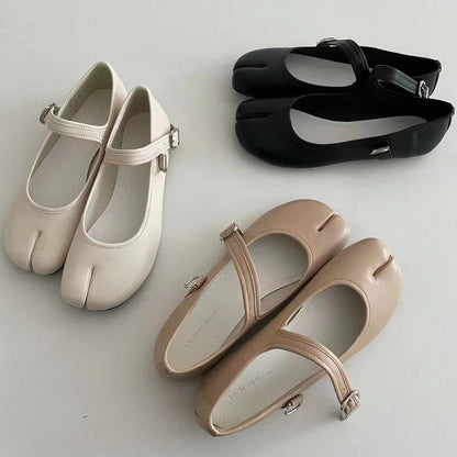 Sweet Split-Toe Tabi Ballet Flats SpreePicky