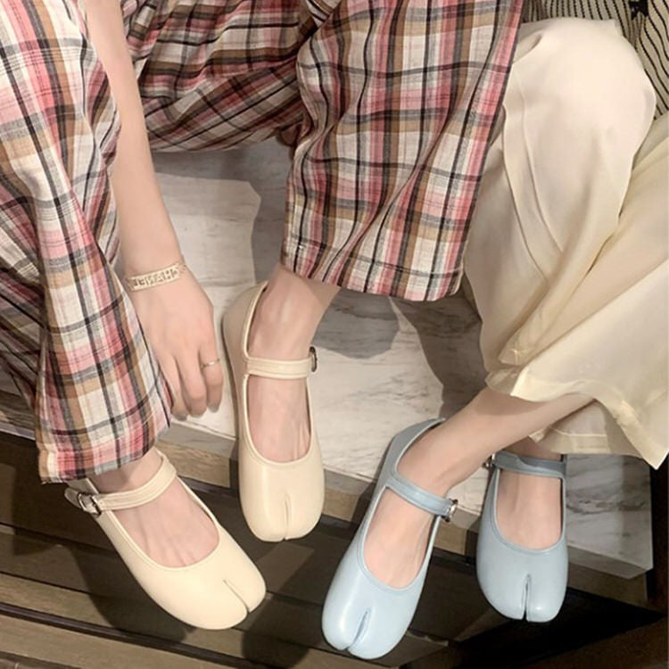 Sweet Split-Toe Tabi Ballet Flats SpreePicky