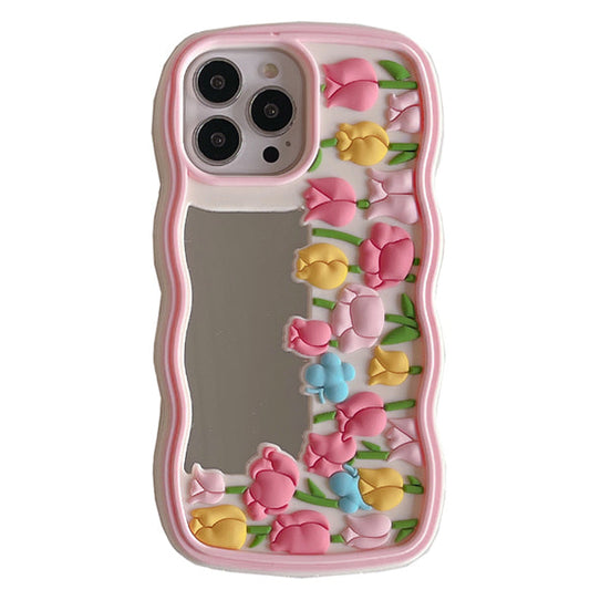 Pink Flowers iPhone Case SpreePicky