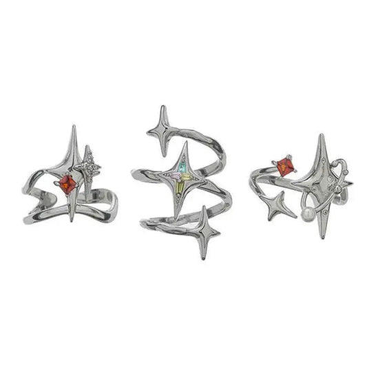 Star Aesthetic Spiral Ring Boogzel Clothing