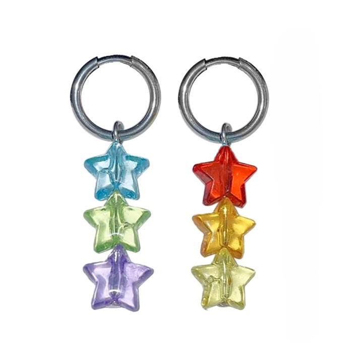 Candy Star Beads Earrings Boogzel Clothing