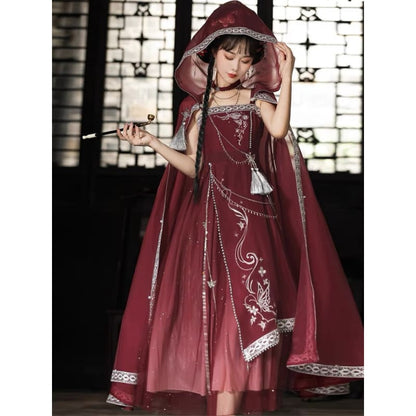 Starlight Chinese Lolita Assasin Dress - Modern Hanfu