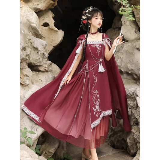 Starlight Chinese Lolita Assasin Dress - Modern Hanfu