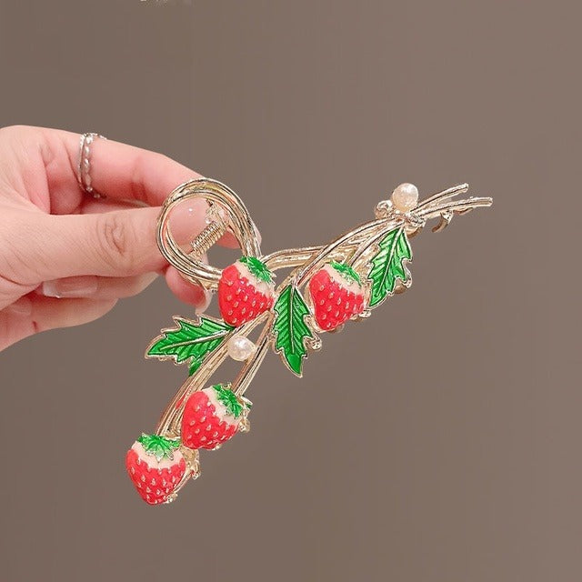 Sweet Strawberry Claw Clip SpreePicky