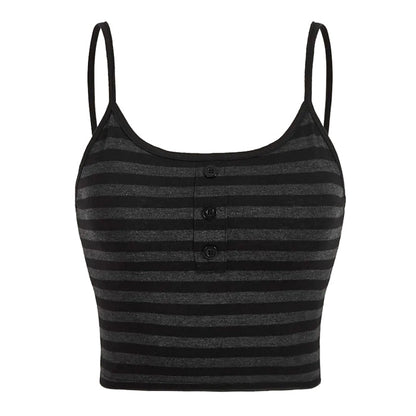 Black Striped Tank Top SpreePicky