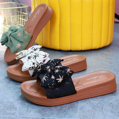 Summer Time Cute Bow Sandals ON881 - slippers