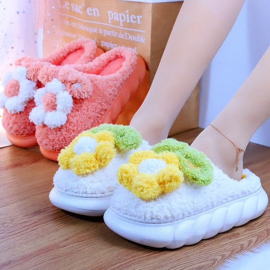 Sweet Comfy Soft Flowers Slippers ON887 - slippers