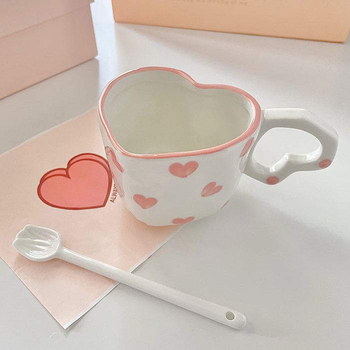 Sweet Heart Ceramic Cup - Cup