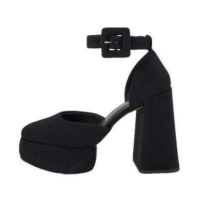 Sweet Platform High Heels - EU35 (US5.0) / Black - Shoes