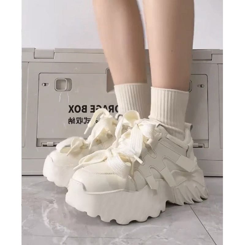 Sweet Stylish Chic White Bow Sneakers ON875 - shoes